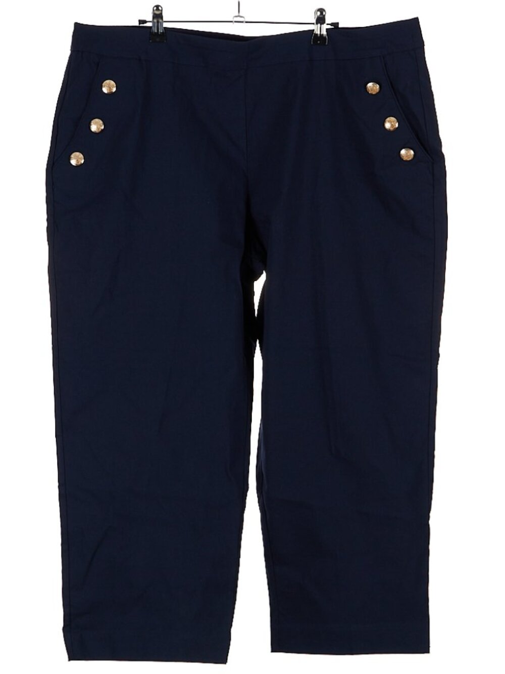 Zac & Rachel Slip Crop Navy Pants NWT Women's 20W